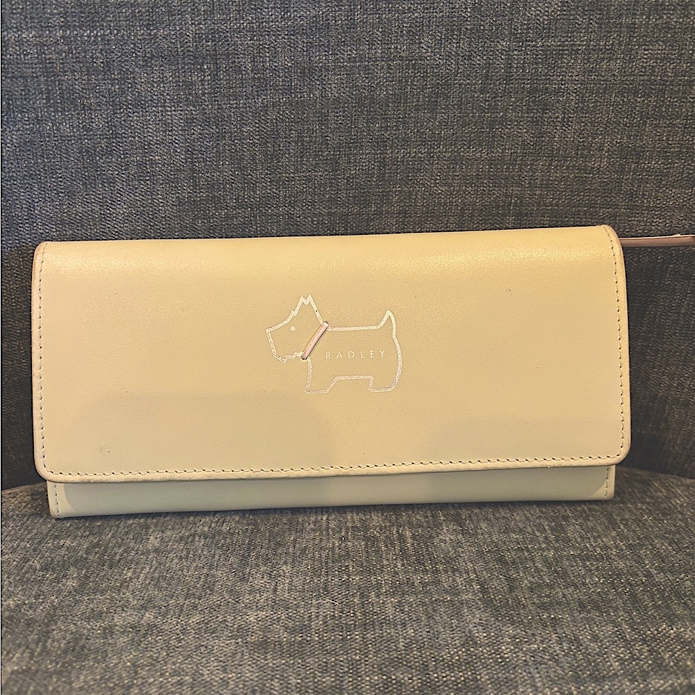Radley London Heritage Outline Dog Wallet - light mint green